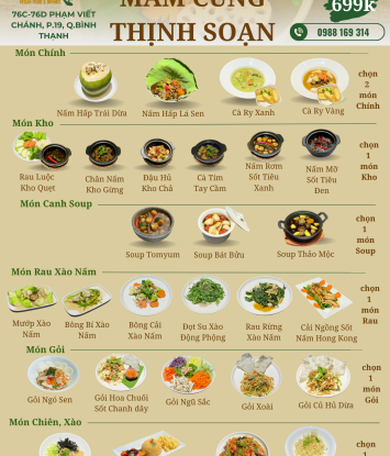 Mâm Chay Thịnh Soạn