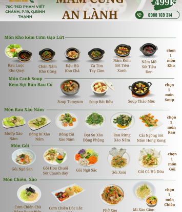 Mâm Chay An Lành