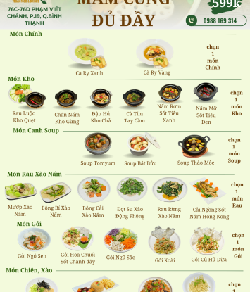 Mâm Chay Đủ Đầy