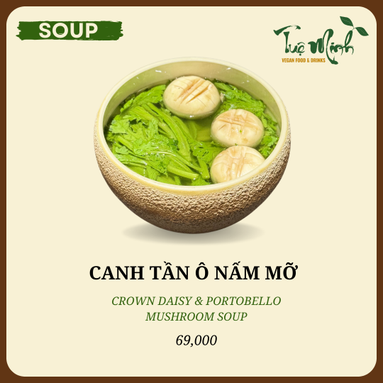 Canh Tần Ô Nấm Mỡ