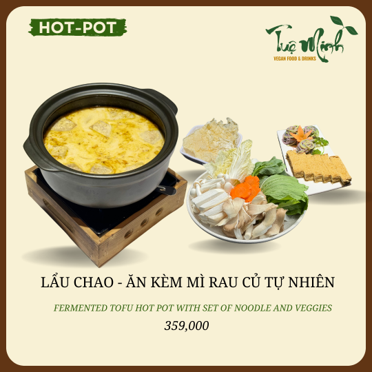 Lẩu Chao - Mì Rau Củ Tự Nhiên