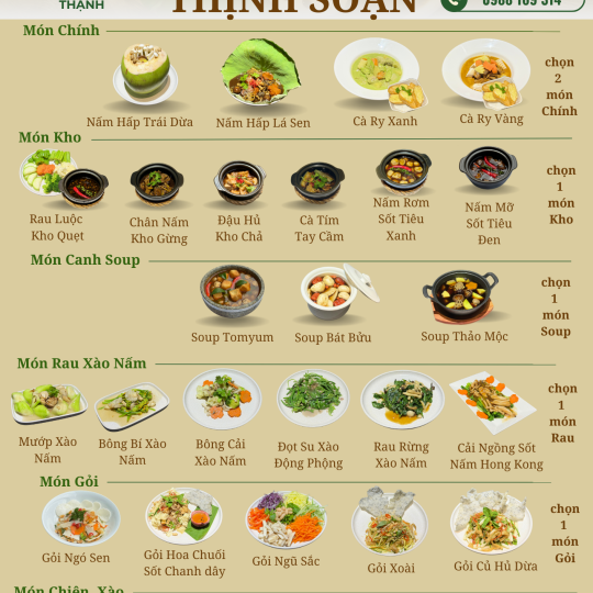 Mâm Chay Thịnh Soạn
