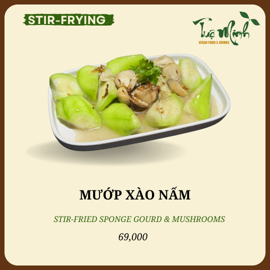 Mướp xào nấm