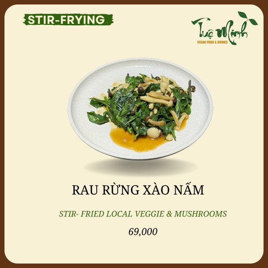 Rau Rừng Xào Nấm